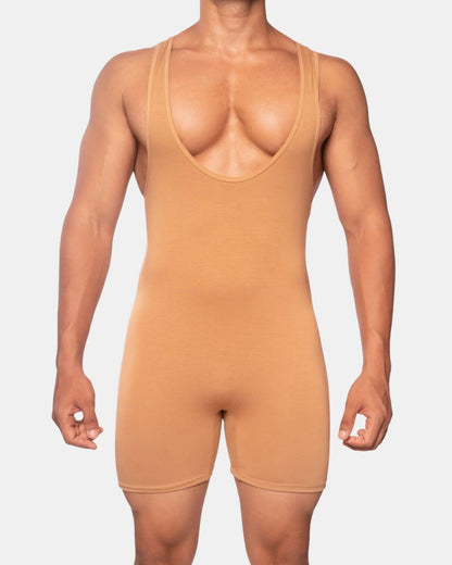 Wrestler Bodysuit | Tan