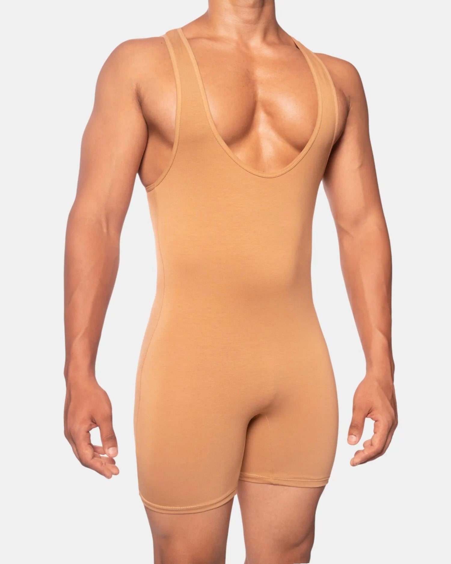 Wrestler Bodysuit | Tan