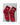 Everyday Terry Ankle Socks / Hot Red