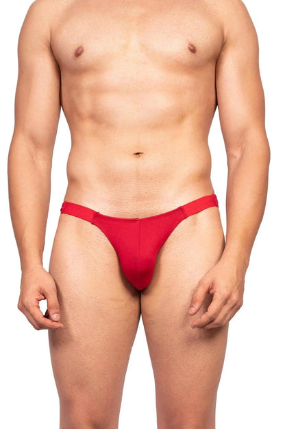 Briefs - Grab By Elastic Brief Crimson Red - Crimson Red - Erobold - 