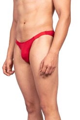 Briefs - Grab By Elastic Brief Crimson Red - Crimson Red - Erobold - 