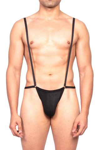 Holden Suspender Thong | Modal Crotch Pouch