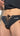 Eyelet Brief / BLACK