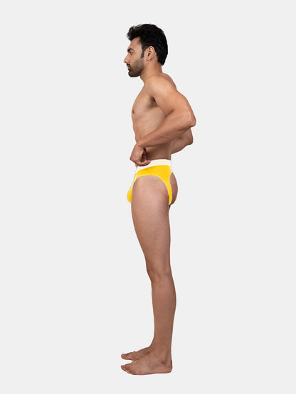 SquatBound Hybrid Brief | Lemon