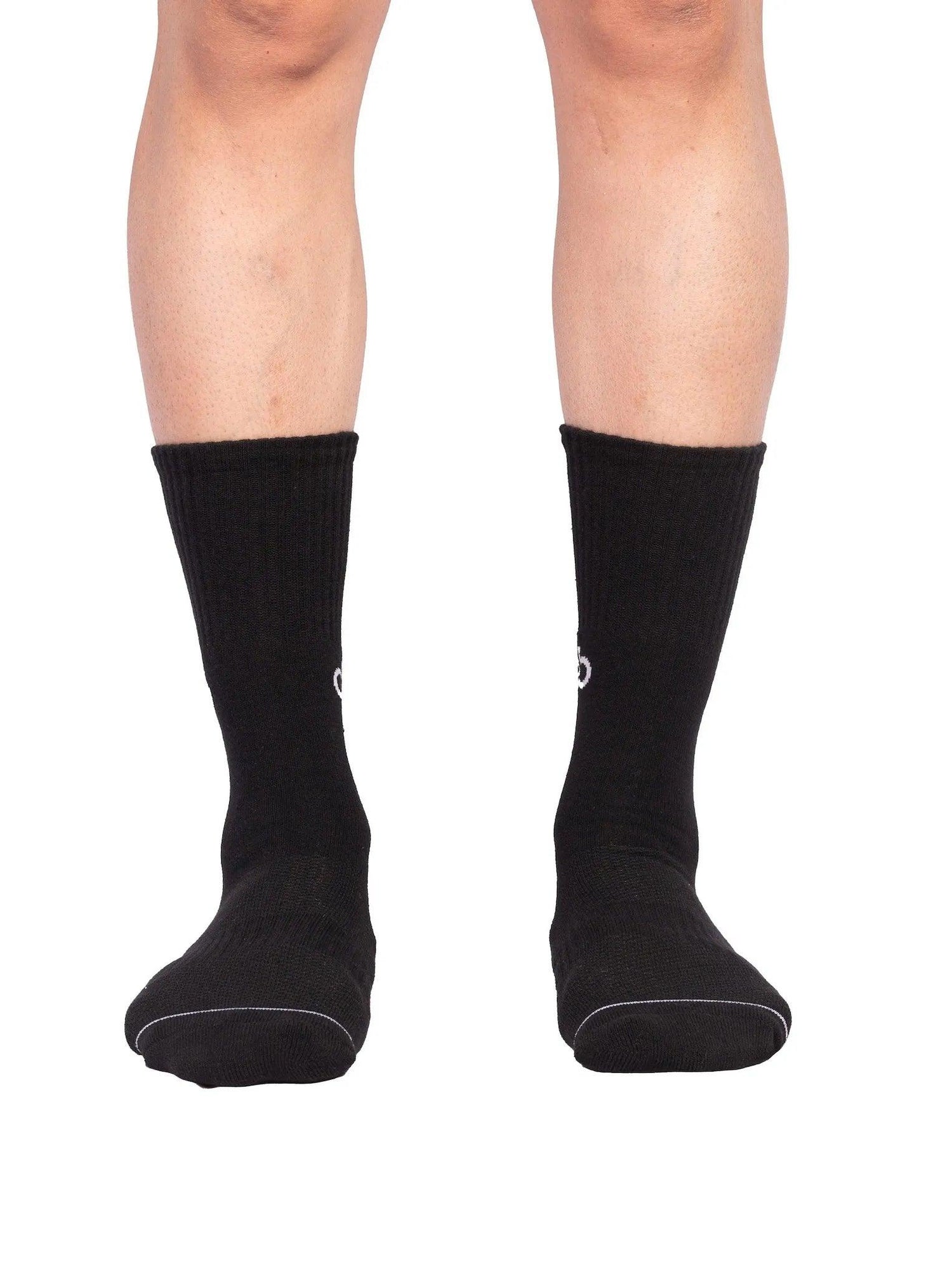 Socks - Obsidian Noir Crew Socks - Black - Erobold - 