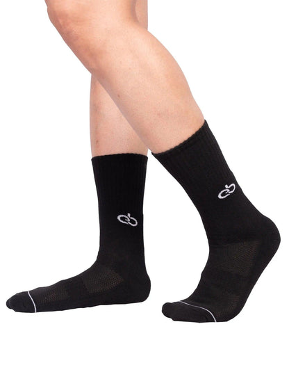 Socks - Obsidian Noir Crew Socks - Black - Erobold - 