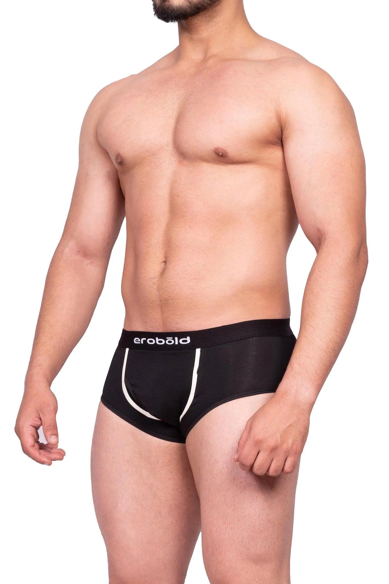 Peek A Boo Brief - Black - Erobold - 