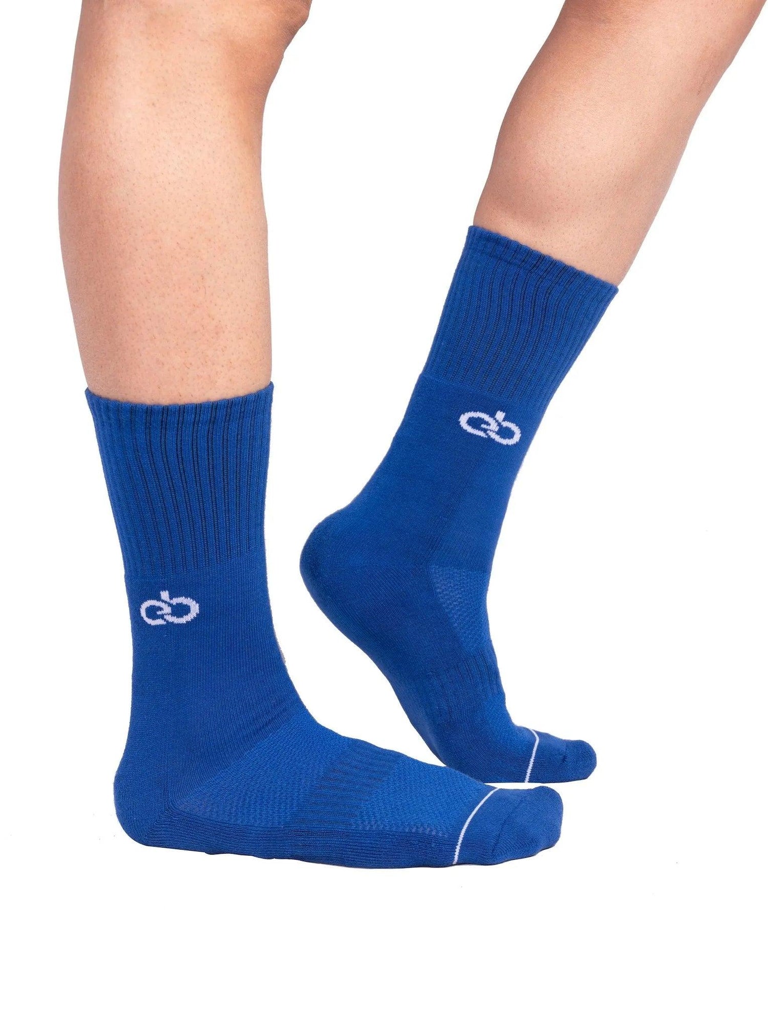 Socks - Regal Sapphire Crew Socks - Royal Blue - Erobold - 