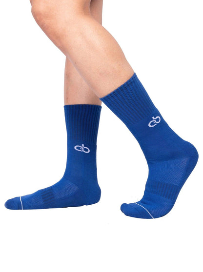 Socks - Regal Sapphire Crew Socks - Royal Blue - Erobold - 