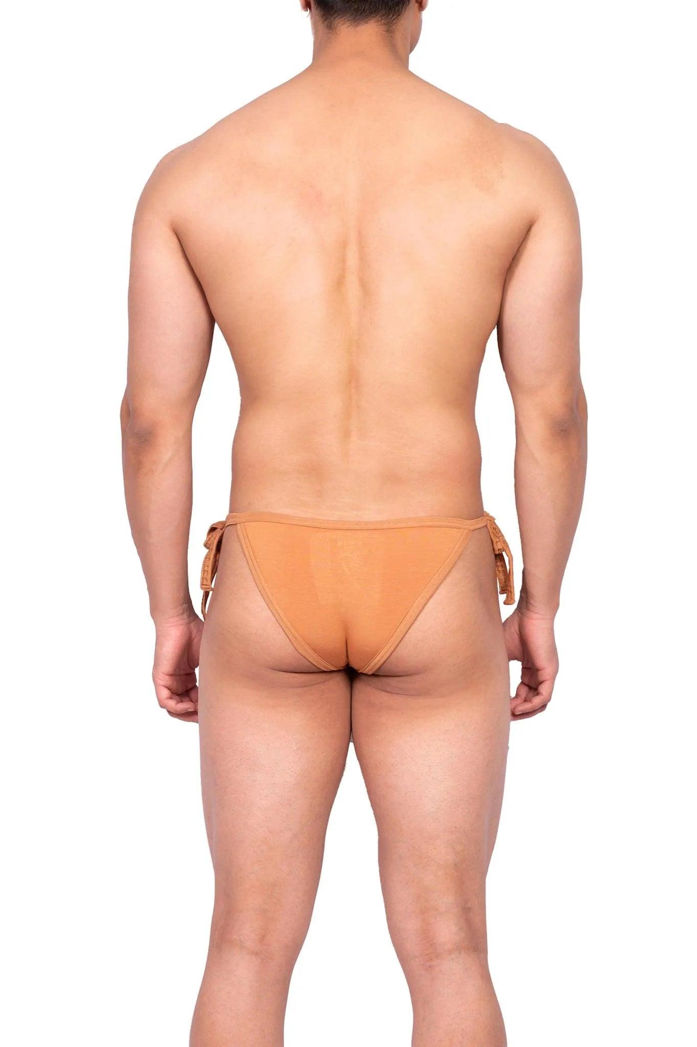 Briefs - Tie Me kNOT Brief Tan - Tan - Erobold - 