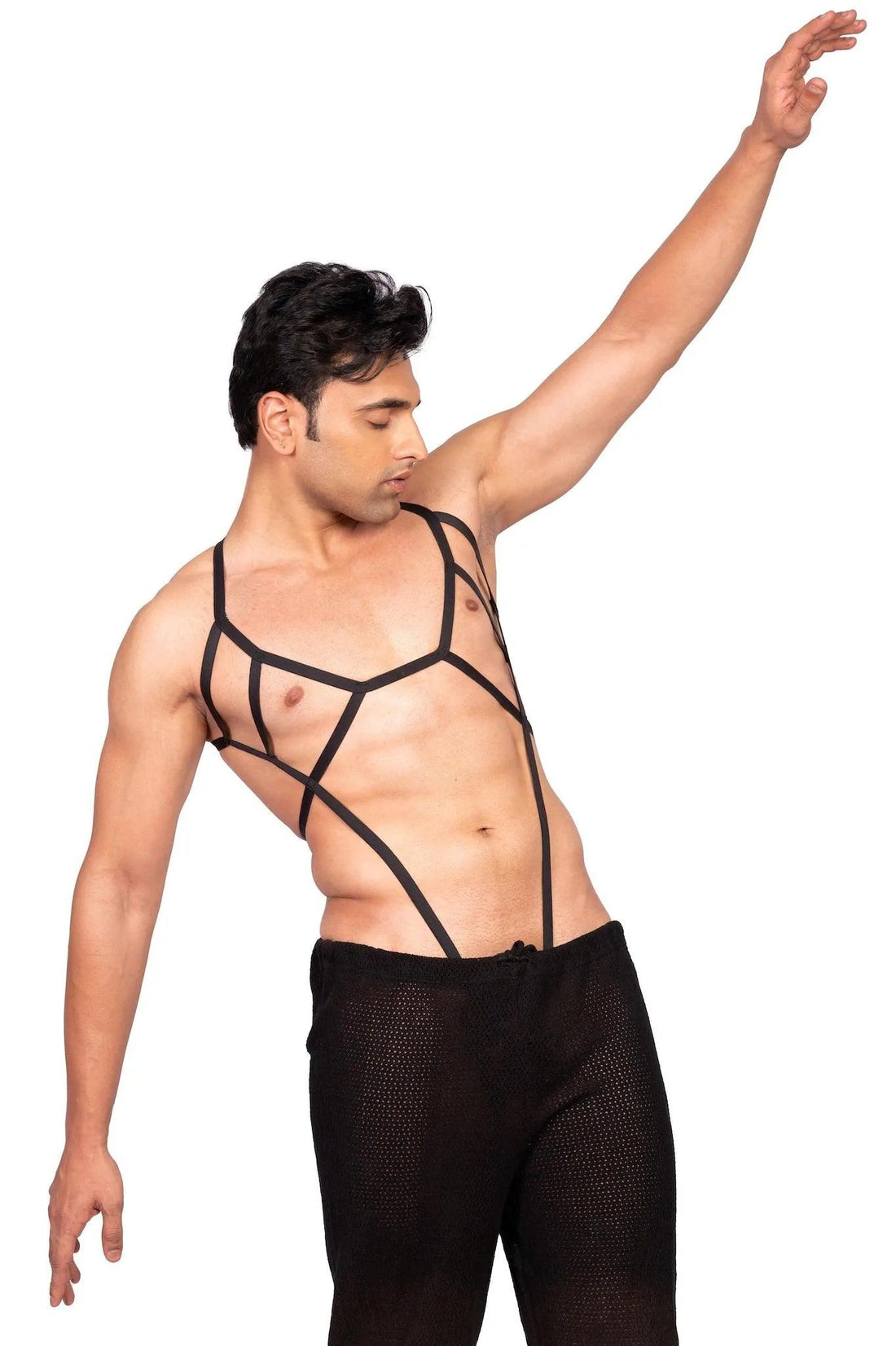 Body Harness - Accessory - Spider Suit - Black - Erobold - 