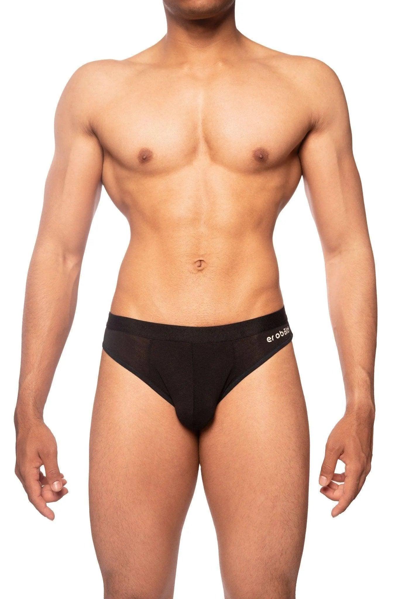 Cut On Butt Brief - Black - Erobold - 