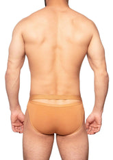 Cut On Butt Brief - Tan - Erobold - 