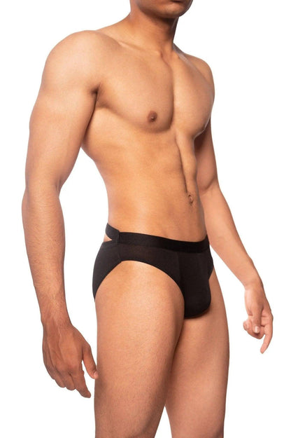 Cut On Butt Brief - Black - Erobold - 