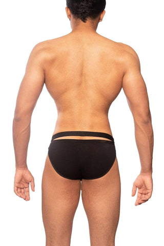 Cut on Butt Designer Brief | Black