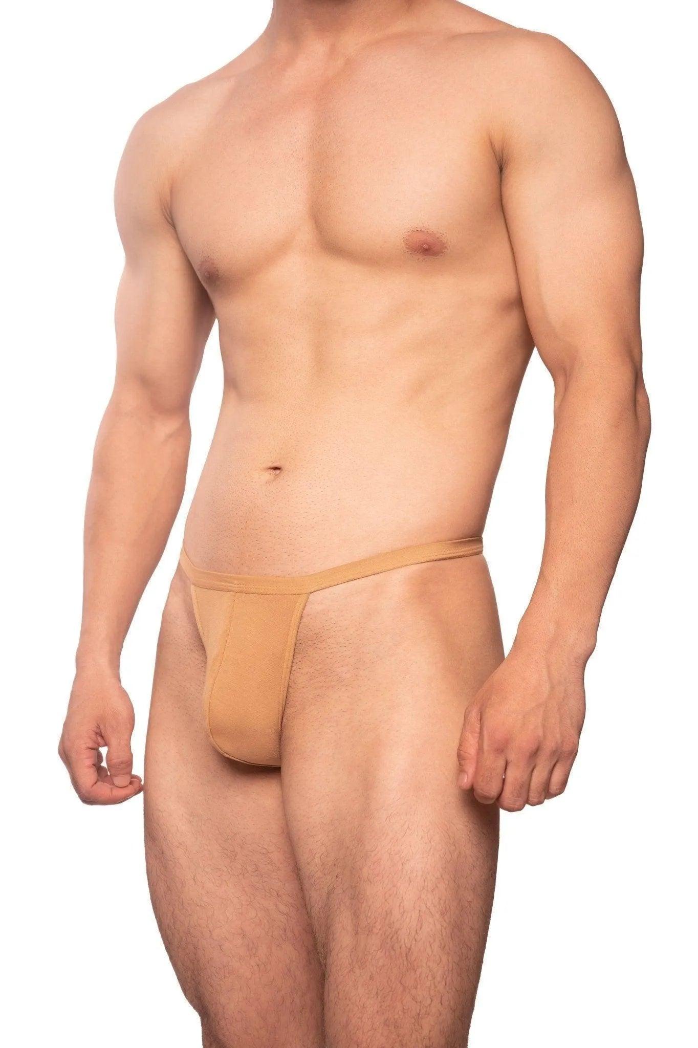 Cotton Thong - Tan - Erobold - 