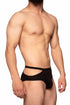 Slits On Sides Brief - Black - Erobold - 