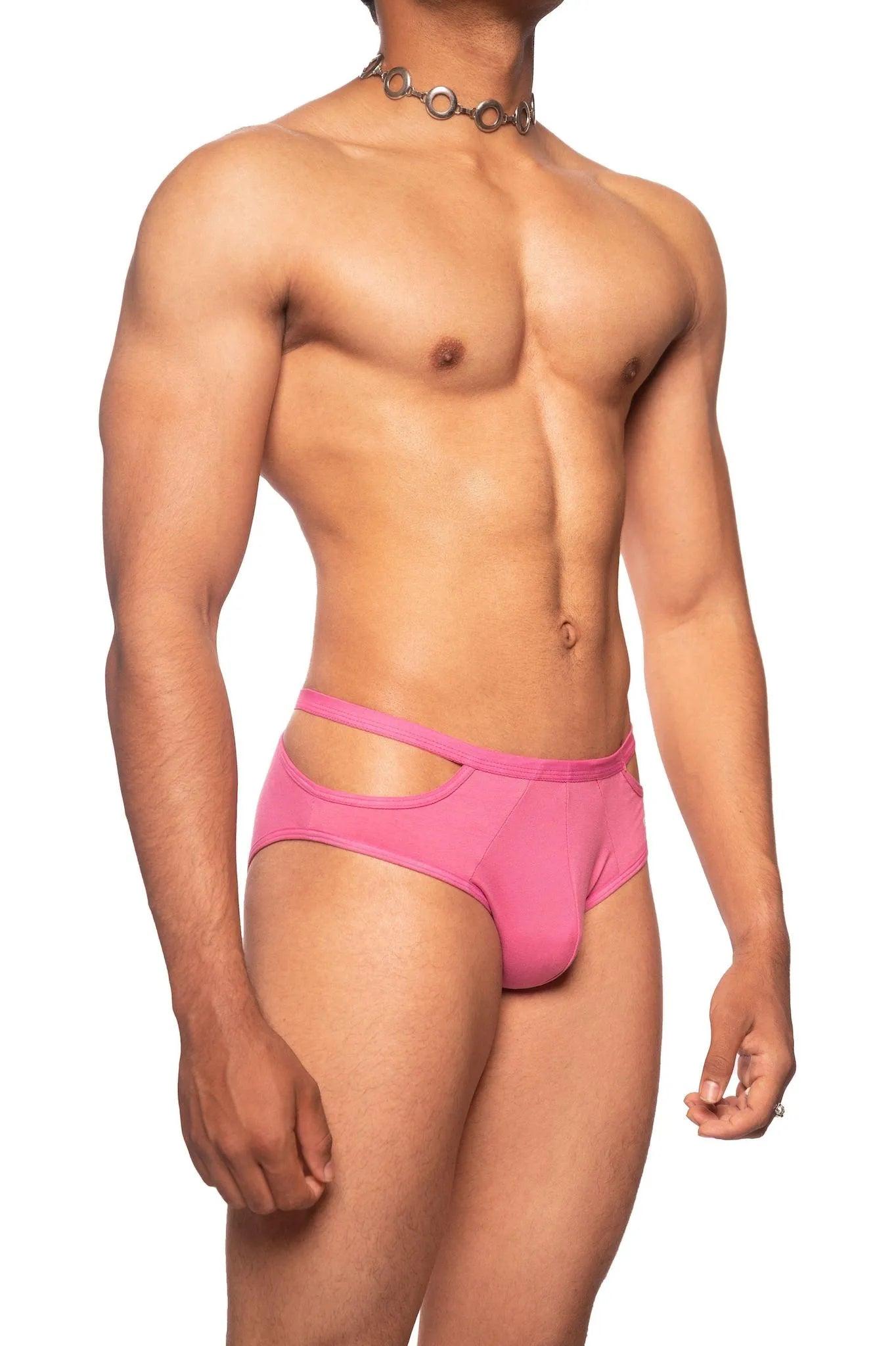 Slits On Sides Brief - Ibis Rose - Erobold - 